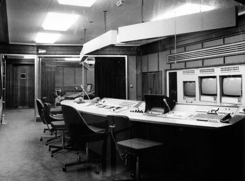 Studio A production gallery 1971, by Ivor Williams (including vision mixer)
