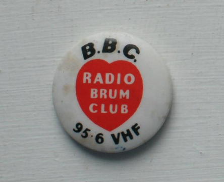 Radio Brum badge from Pete Simpkin