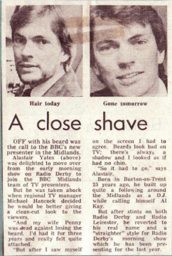 Close shave Alastair Yates