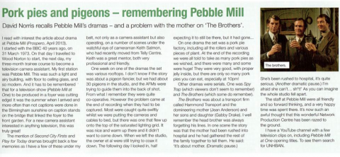 Remembering Pebble Mill PP