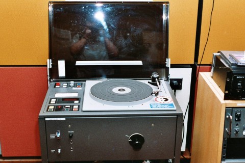 Control room turntable