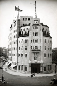 BBC Broadcasting House 1930s, copyright resides with the original holder, no reproduction without permission