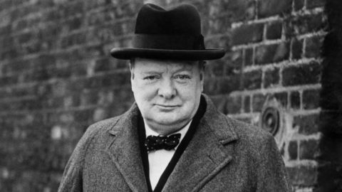 Winston Churchill. Copyright resides with the original holder, no reproduction without permission